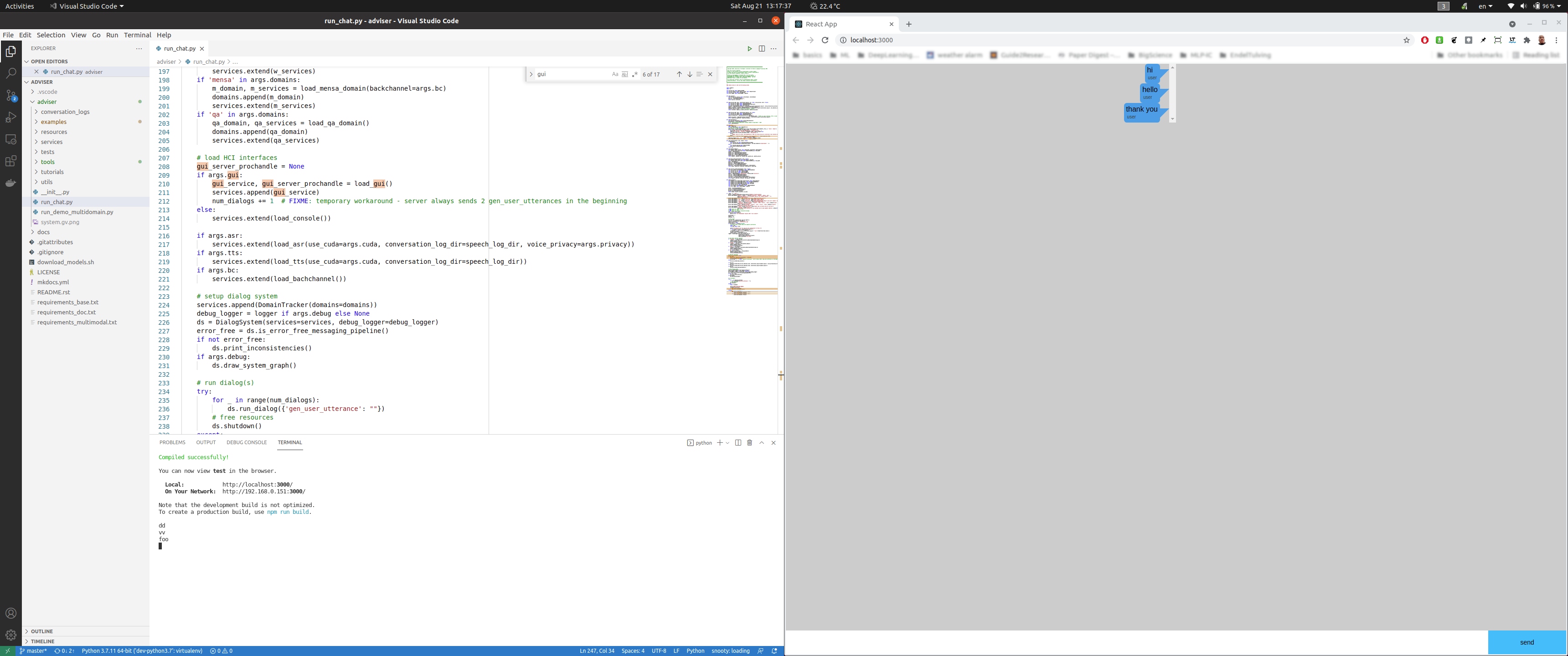 GUI not responsive. · Issue #35 · DigitalPhonetics/adviser · GitHub