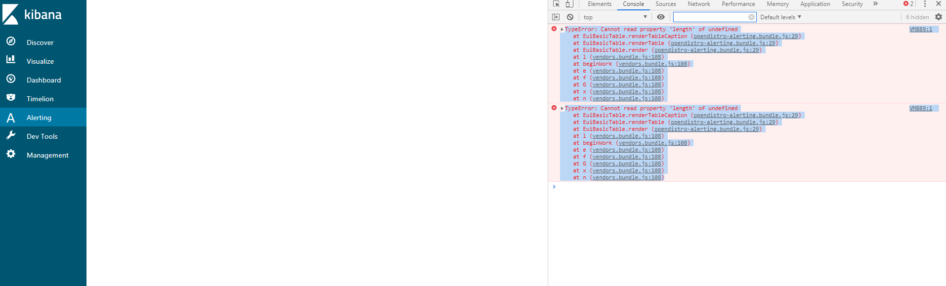 Alerts shows blank screen after clicking on Monitors · Issue #36160 ...