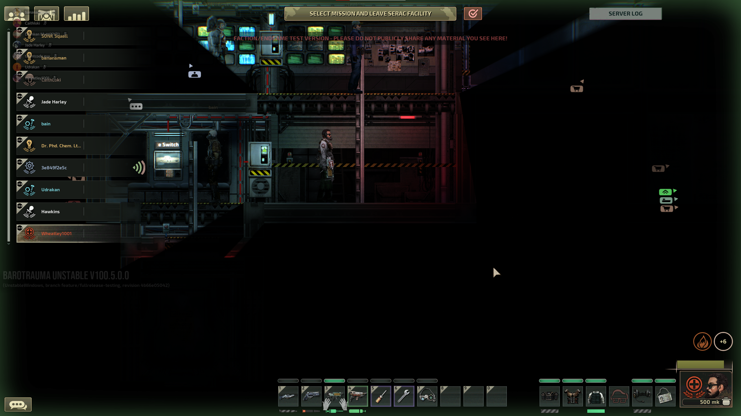 [Factions] Health HUD and Advanced Syringe Gun causes green screen overlay to stack · Issue