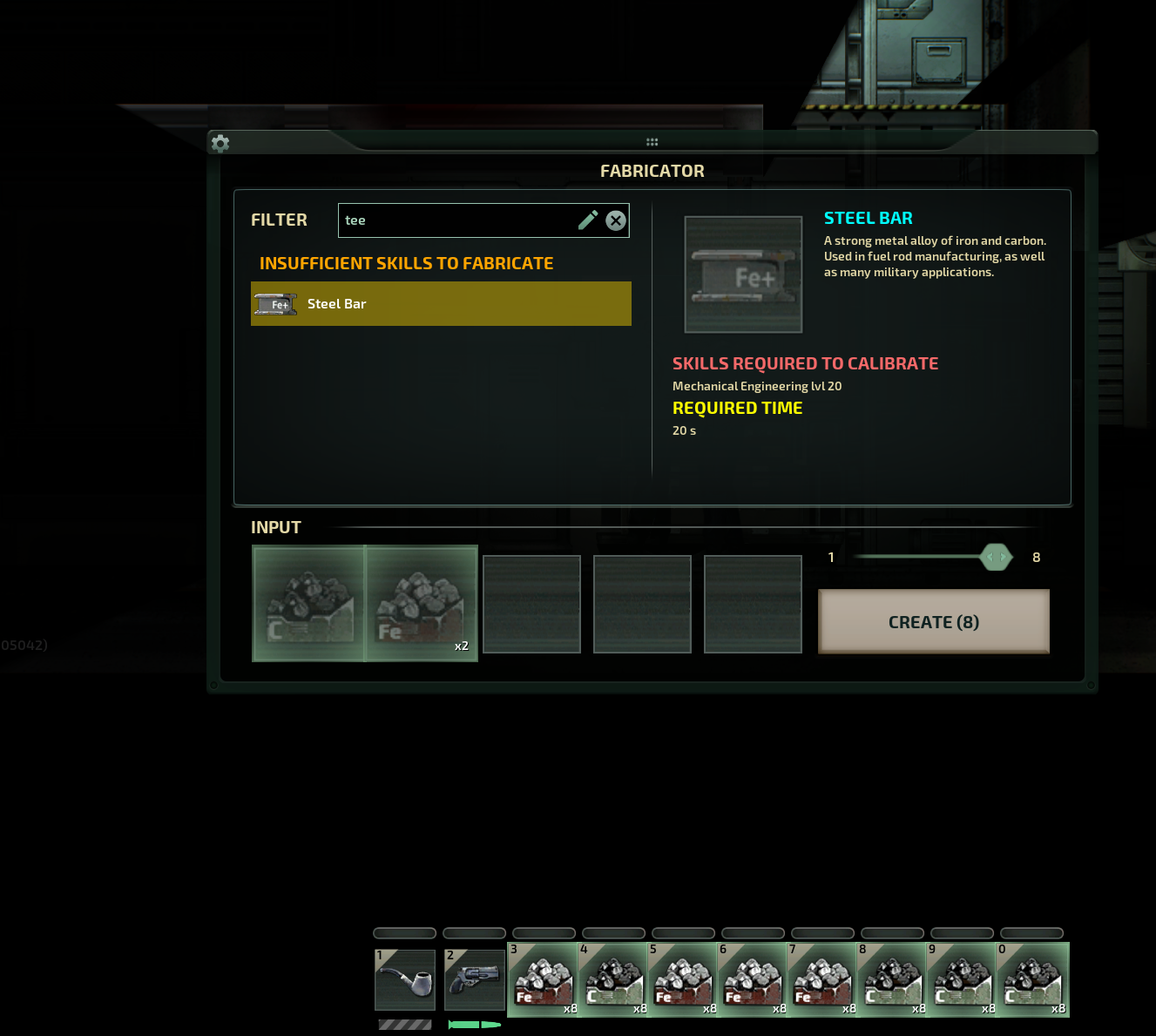 Crafting multiple items takes items from your inventory and works after ...