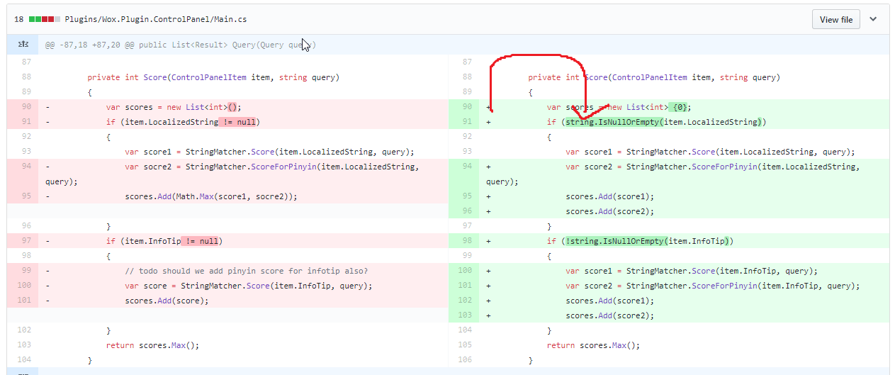 A possible fix for Issue 2304 (control panel searching feature not ...
