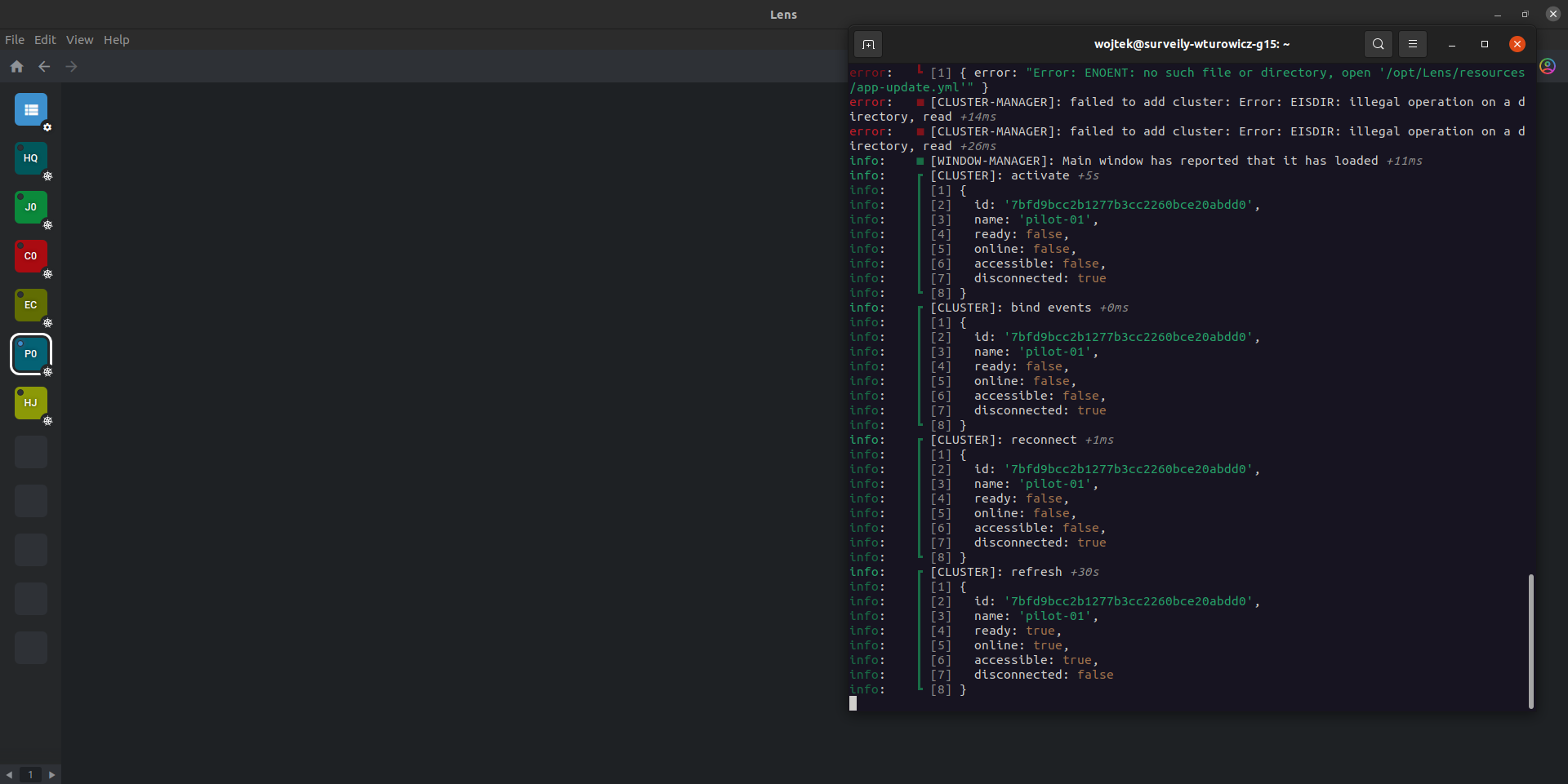 No UI in certain Clusters · Issue #4684 · lensapp/lens · GitHub