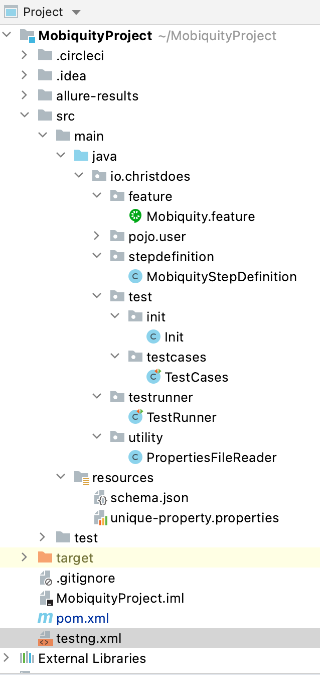 GitHub - ken4ward/MobiquityProject