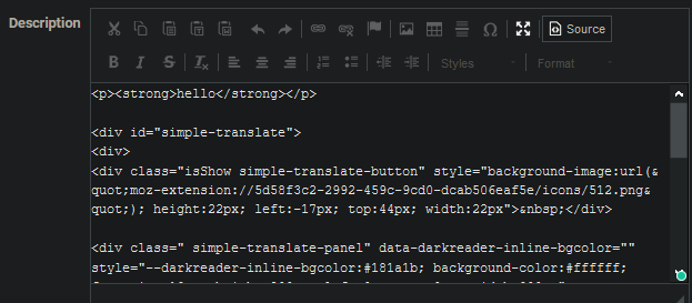 [BUG] Unexpected HTML in wysiwyg cke text editor widget · Issue #4978 ...