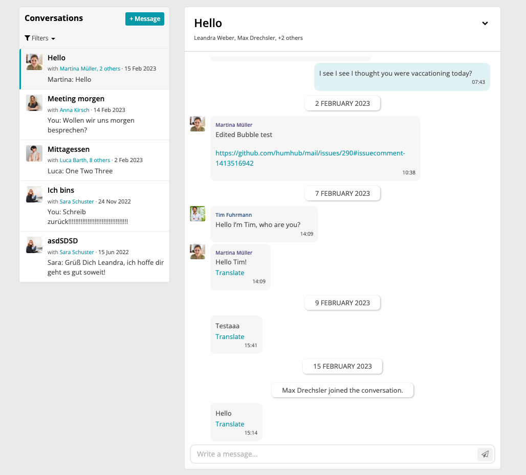 Width of Message Panel should be the same as in Community Design ...