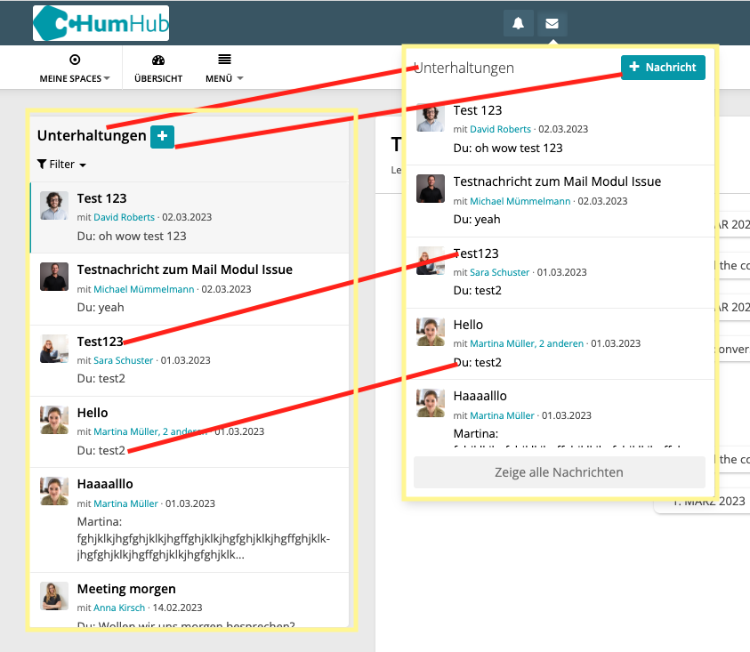 Message Overview Panel Design · Issue #307 · humhub/mail · GitHub