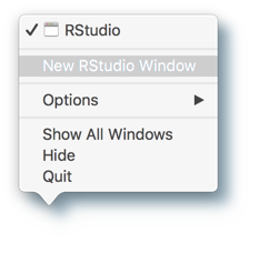 "New RStudio Window" command missing from dock menu · Issue #2004 ...