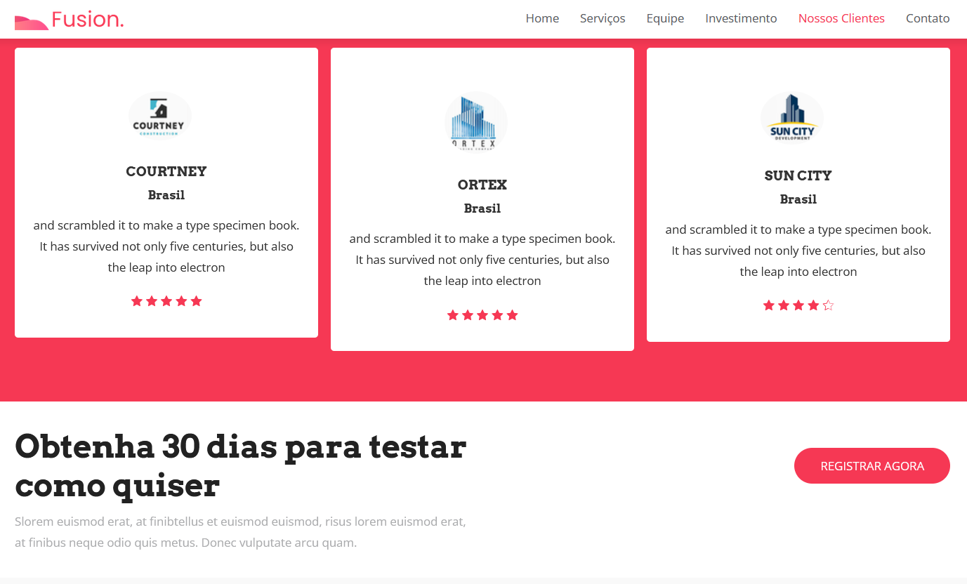 NOSSOS CLIENTES