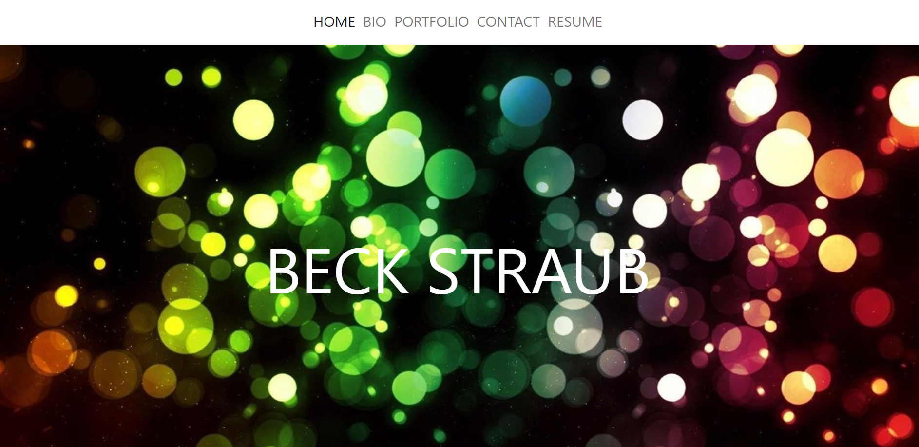 Github Bckstrb New Portfolio I Welcome Viewers To Explore My