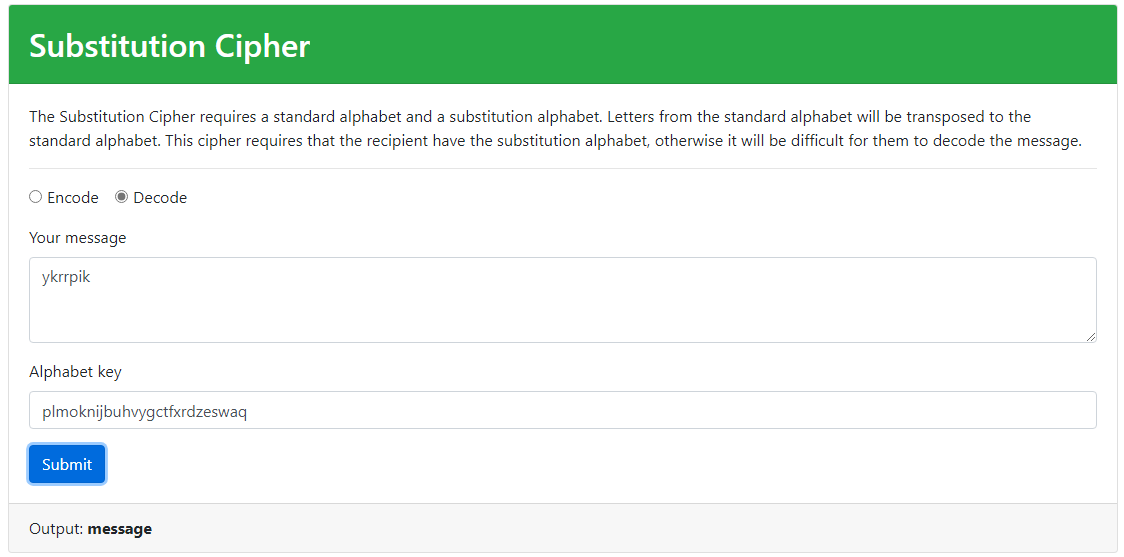 GitHub - mstad45/Decoder-Ring