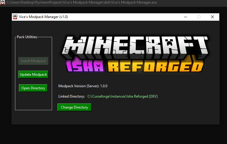 GitHub - ViceRabbit/Vice-Modpack_Manager: vice's modpack manager is an ...