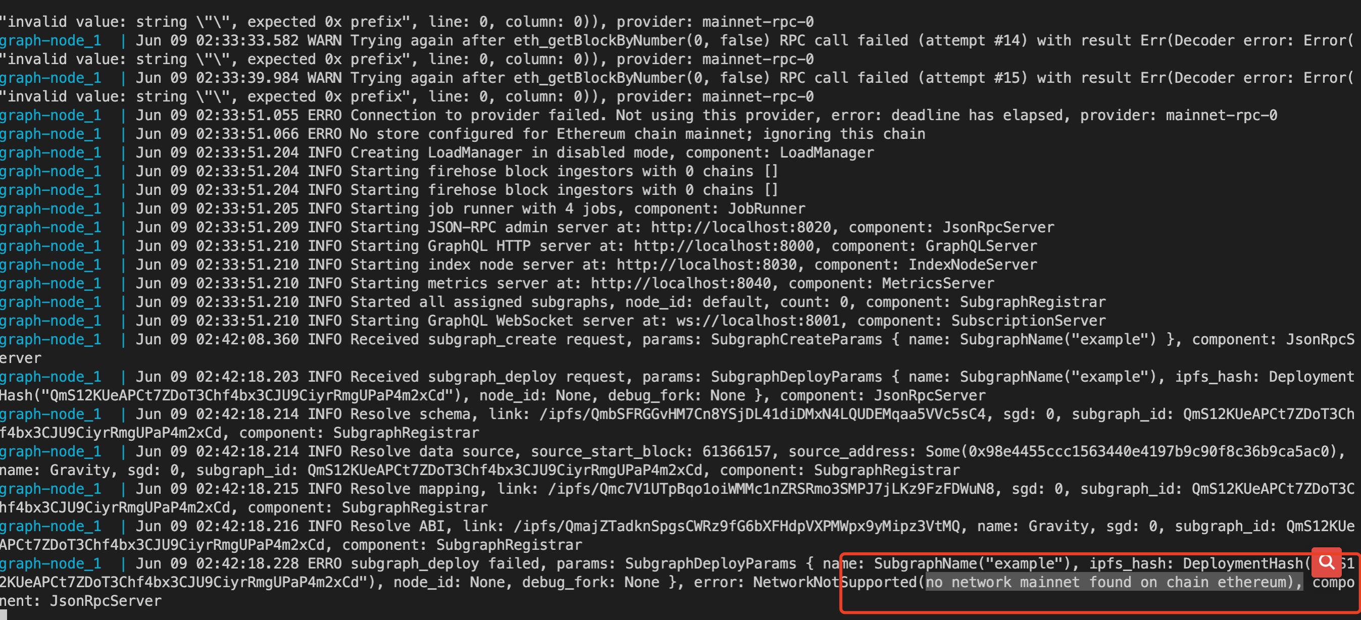 Hi, I am using it on a private chain, the chain id is 2559, and the rpc ...