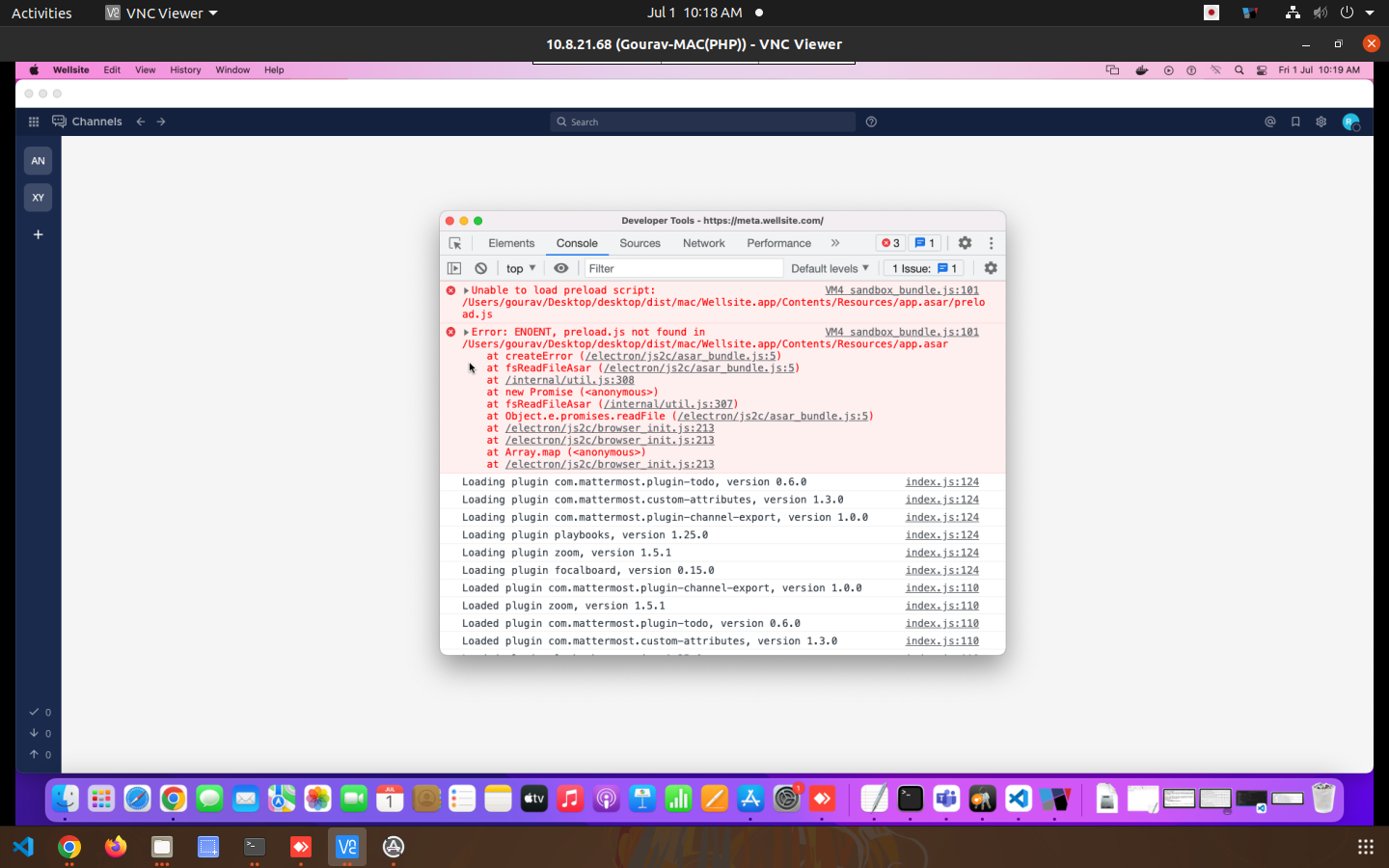When code sign app.asar not built properly preload.js not found or