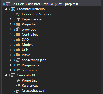 GitHub - vinicius-benevides/CadastroCurriculo: Projeto desenvolvido ...