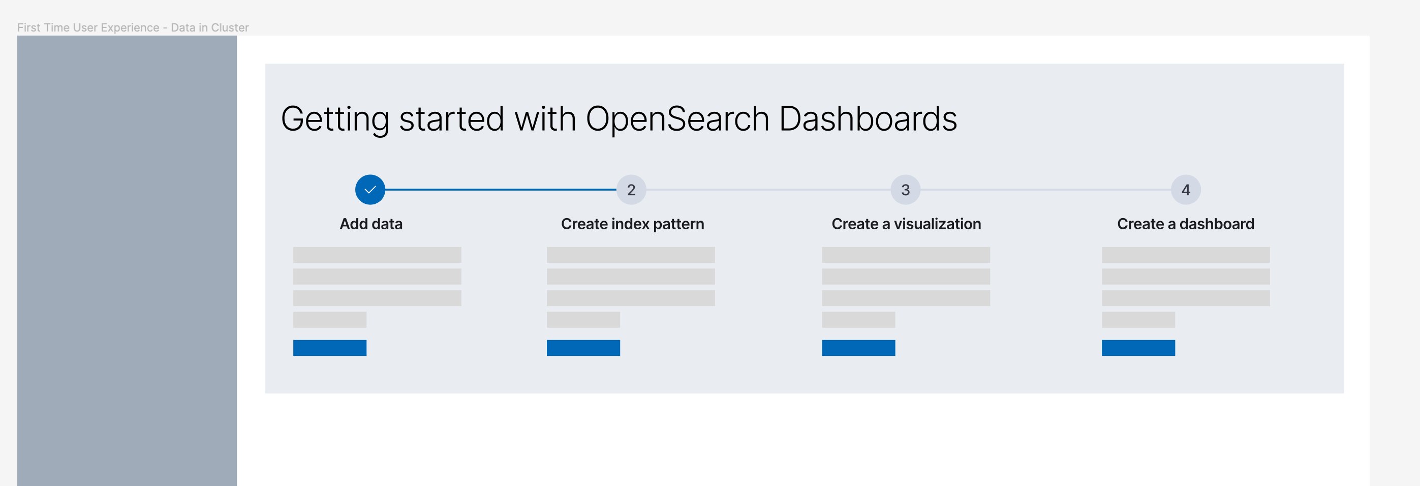 Guided experience for a first time user · Issue #3430 · opensearch ...