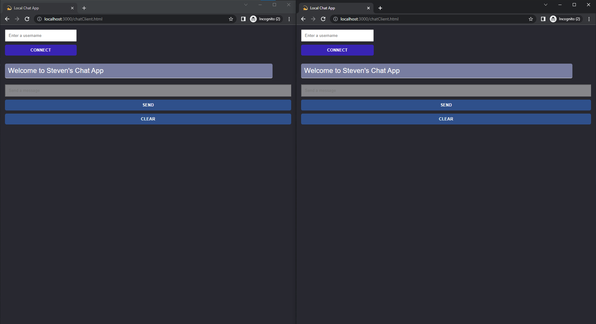 GitHub - slin-1/Local-Chat-App: Chat app where multiple "clients" can ...