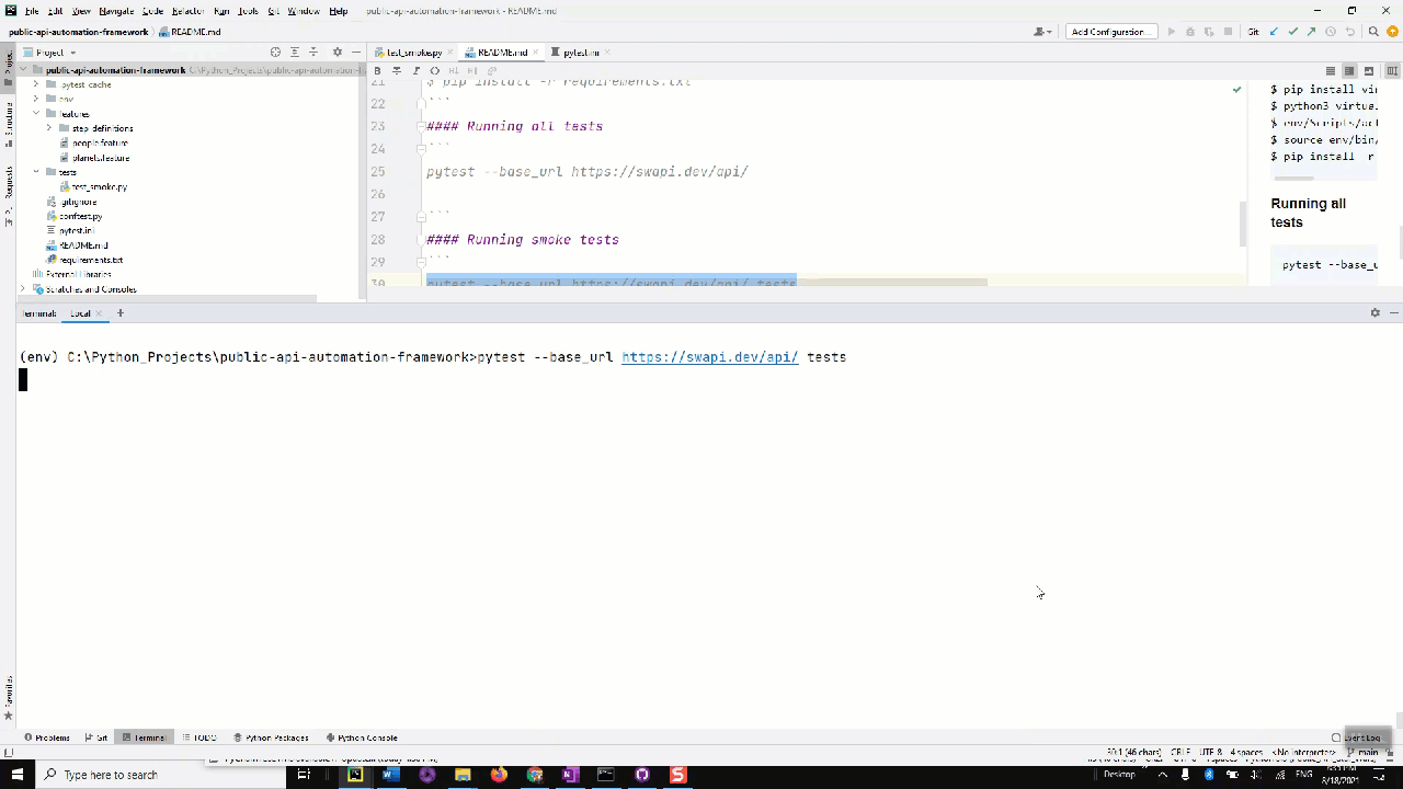 GitHub - Tolstr/public-api-automation-framework: API Test Framework ...