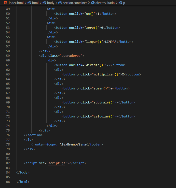 GitHub - DevAlexBreno/CalculadoraFeitaPorMim: Calculadora feita apenas ...