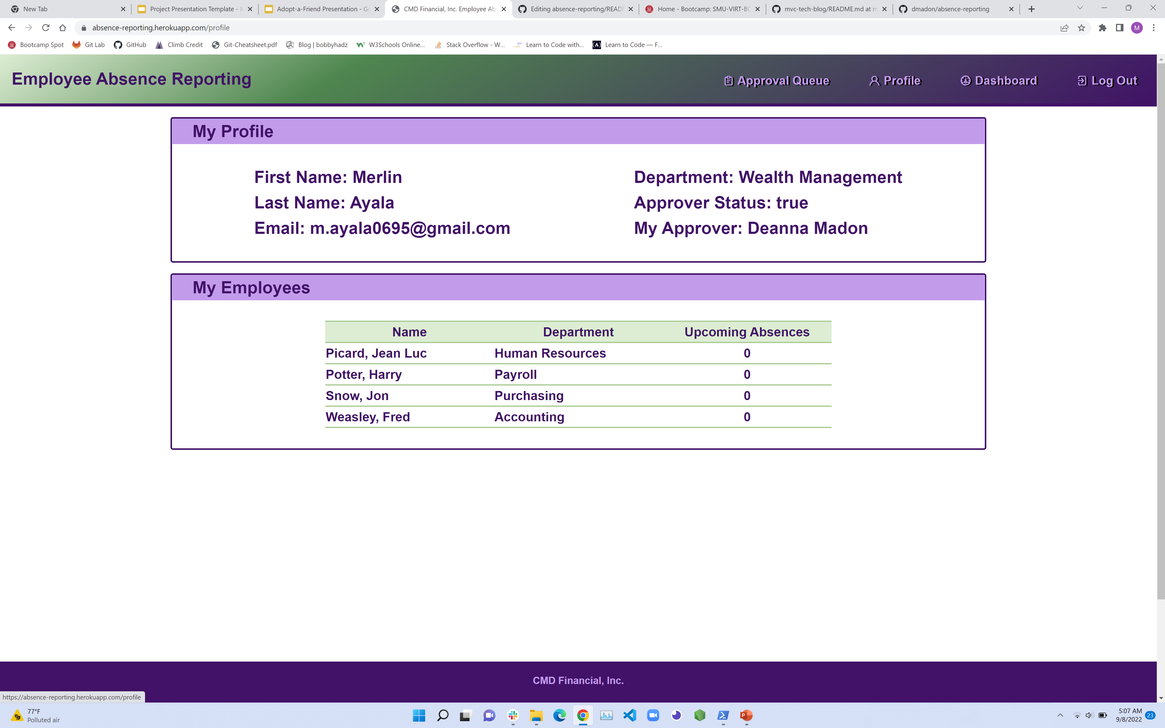 GitHub - dmadon/absence-reporting: A practical business tool that ...