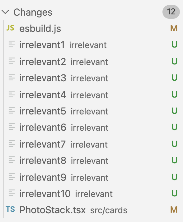 Temporarily ignore/hide changes in source control sidebar · Issue #1629 ...