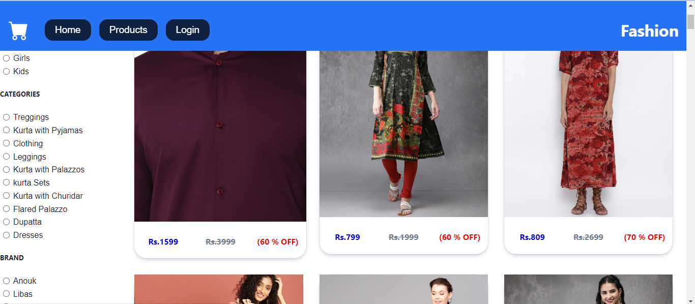 GitHub - Swarooptheja/Fashion: Fashion is a E-commerce website where ...