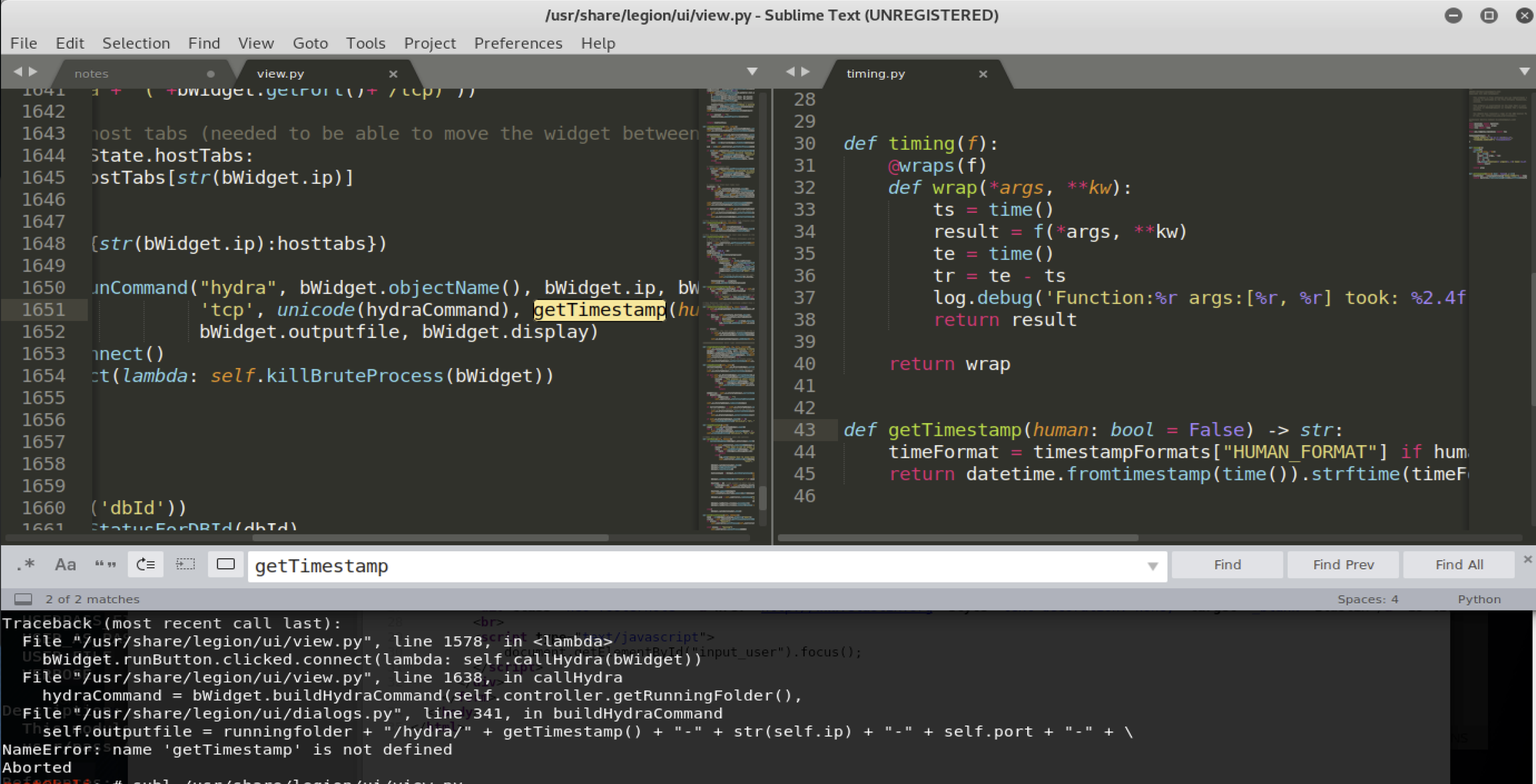 'getTimestamp' is not defined · Issue #179 · Abacus-Group-RTO/legion ...