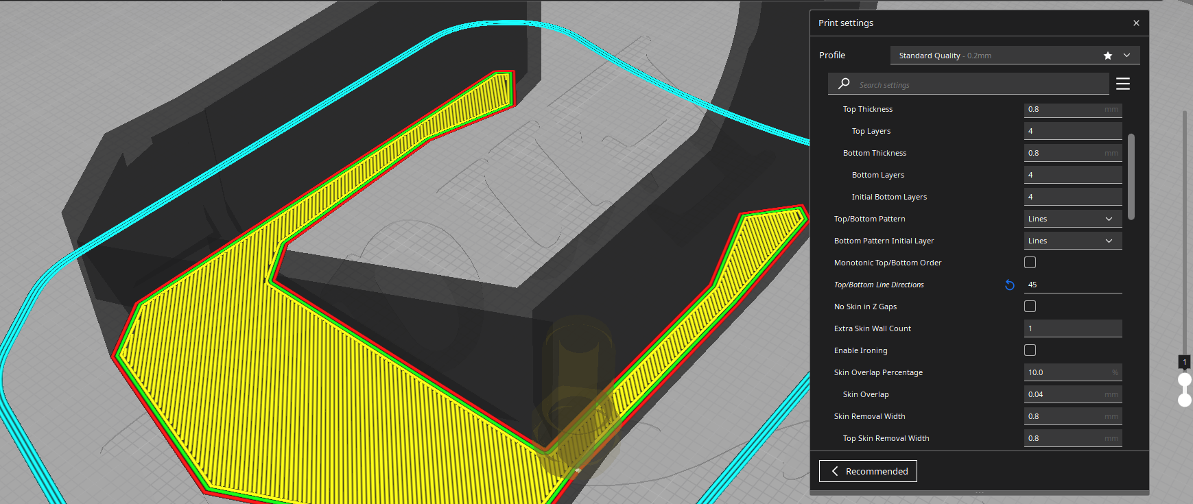 Top/Bottom > "Line Directions" function doesn't work V5.5.2 · Issue