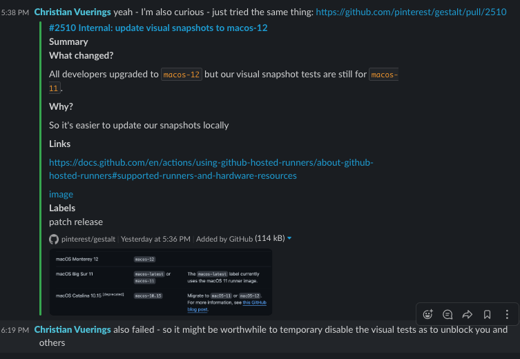 Playwright updating config to run on macOS 12 to fix snapshot