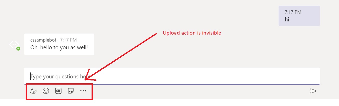 Upload button is invisible (Bot Chat) · Issue #159 · OfficeDev ...