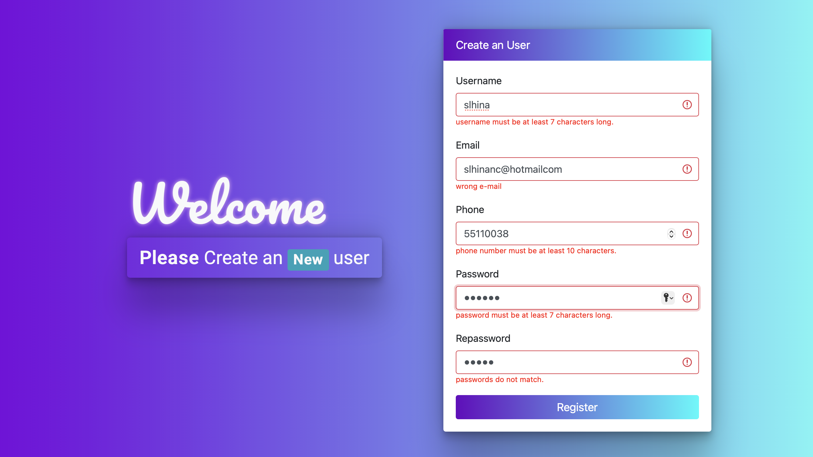 GitHub - slhinanc/Javascript-Form-Validator