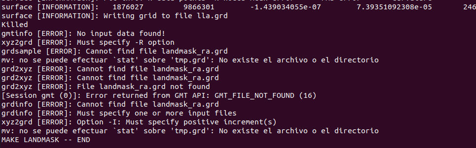 [Help]: Fails in grdcut. · Issue #358 · gmtsar/gmtsar · GitHub