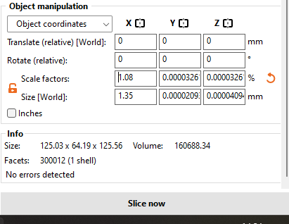 Scaling issue while in sliced mode · Issue #9560 · prusa3d/PrusaSlicer ...