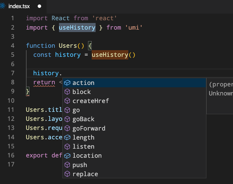 对 Typescript 支持不太好，有些定义是 any · Issue #5038 · umijs/umi · GitHub