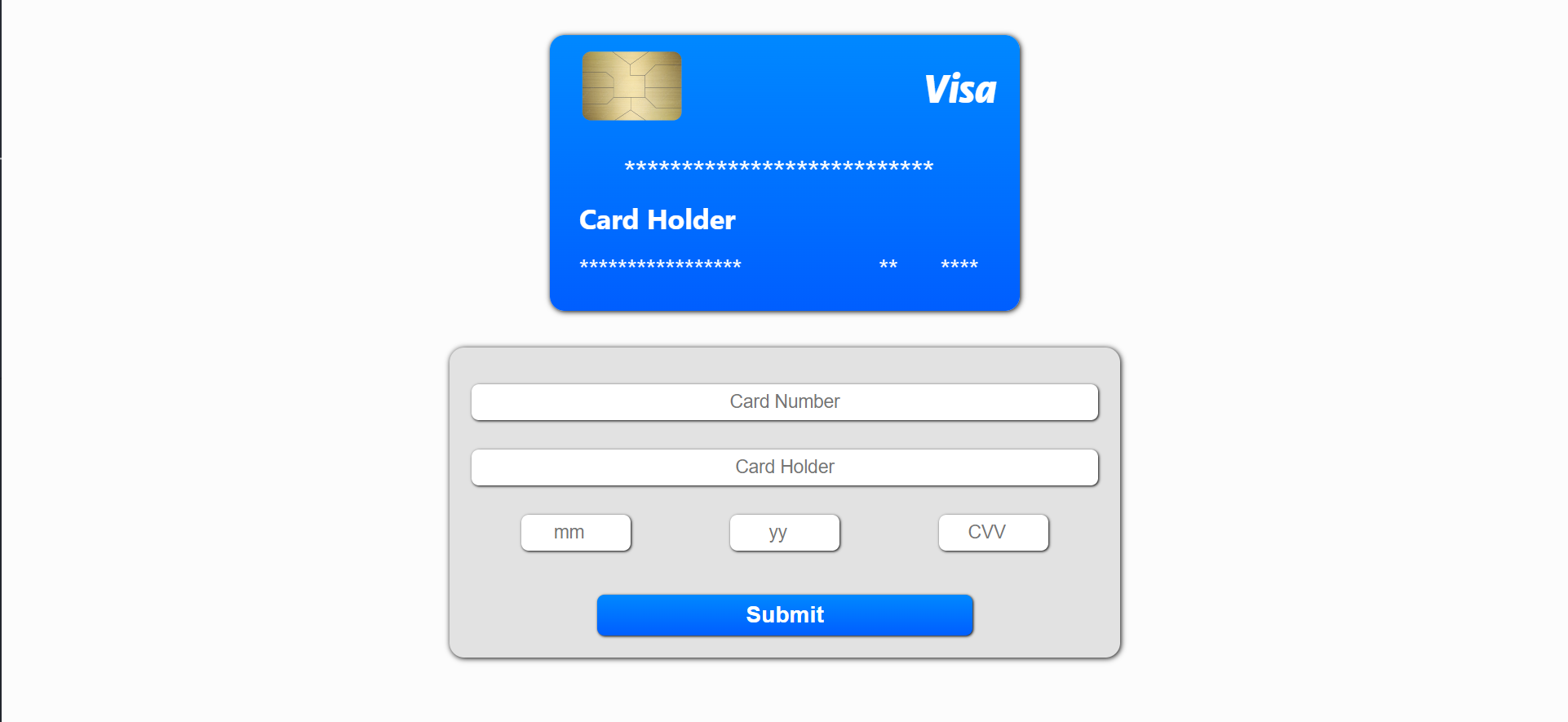 GitHub - HenriqueCorsi/card-form--reactJs: Formulário de cartão de ...