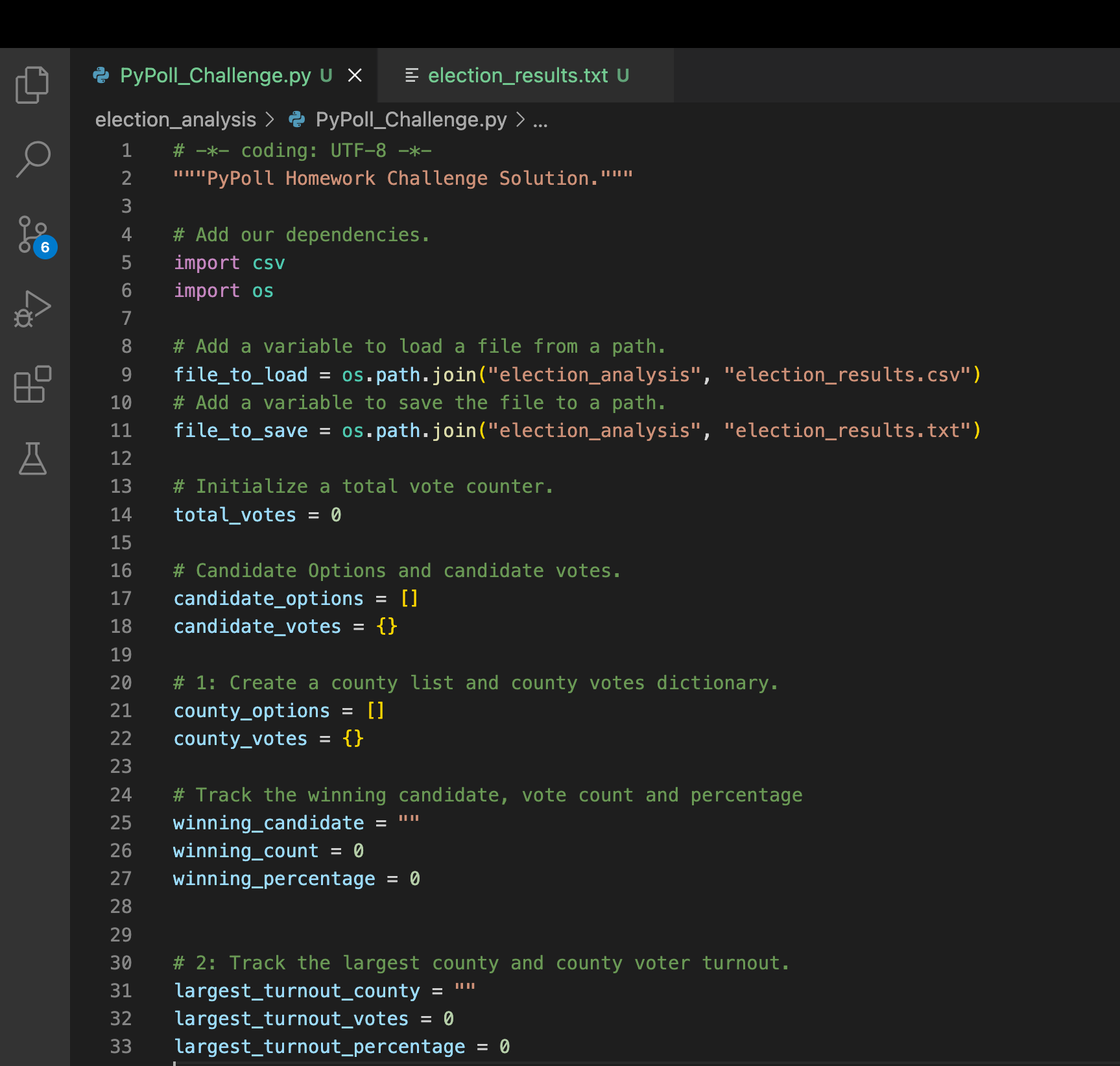 GitHub - ljvince/election_analysis: module 3 challange