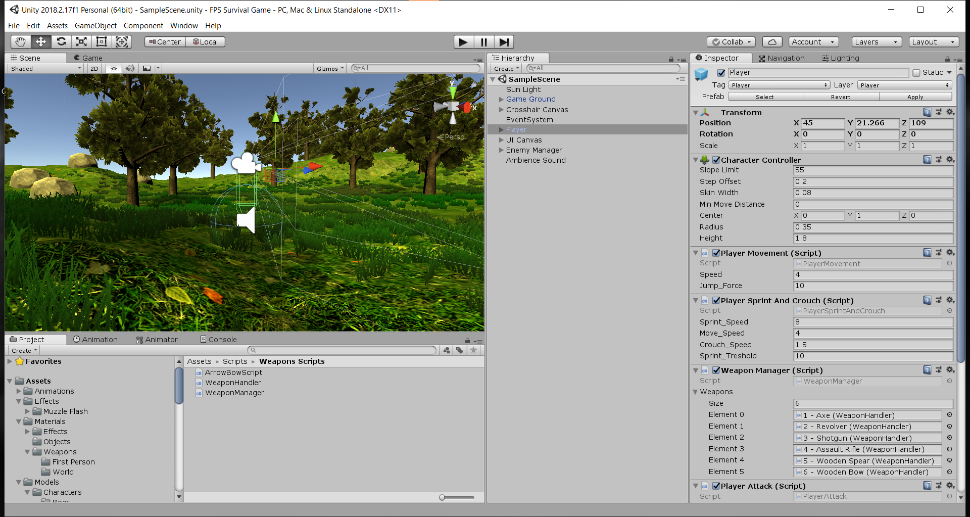 Github Armzadev Unity Fps Survival Build Game Fps Survival With Unity3d Github Armzadev Unity Fps Survival Build Game Fps Survival With Unity3d