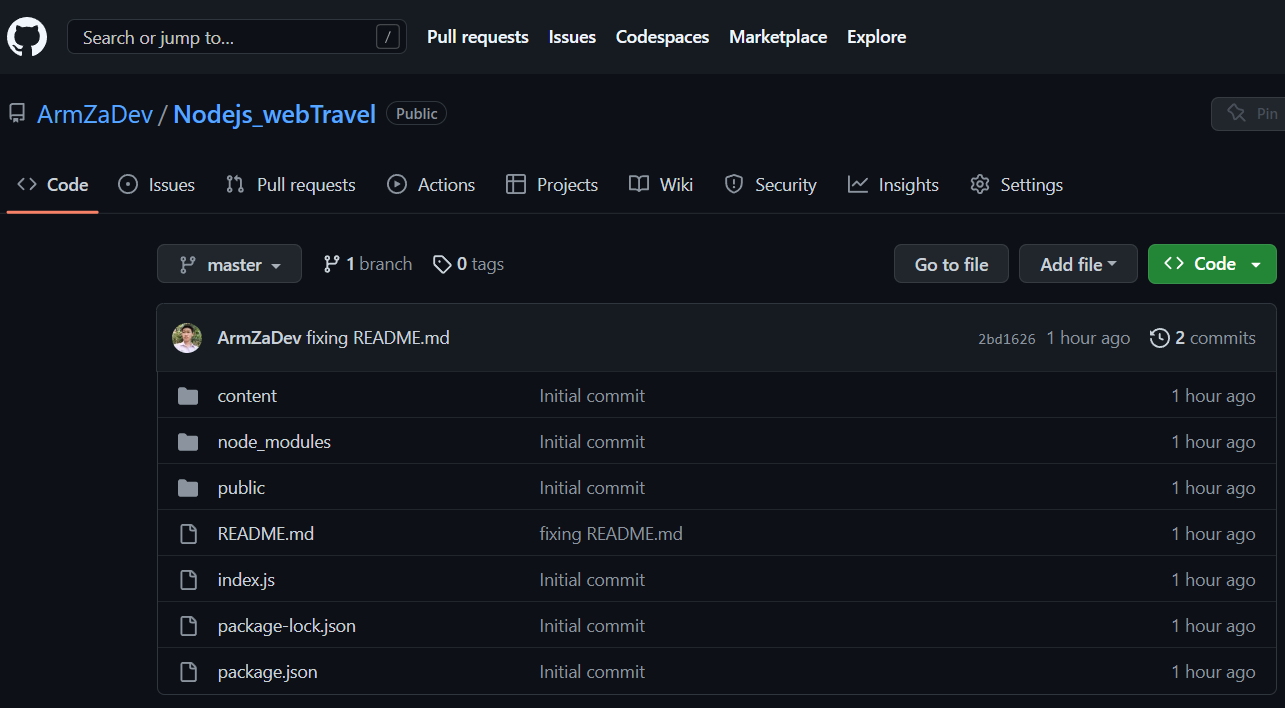 GitHub - ArmZaDev/Nodejs_webTravel: This is NodeJS Web Travel which ...