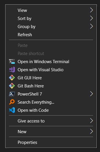 terminal Explorer context-menu is missing when Windows Terminal is ...