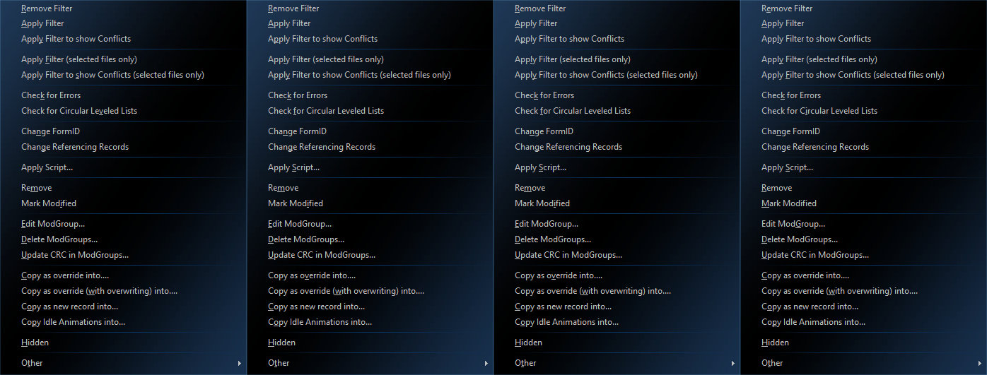 Accelator Keys Changing Between Sessions · Issue 983 · TES5Edit/TES5Edit · GitHub