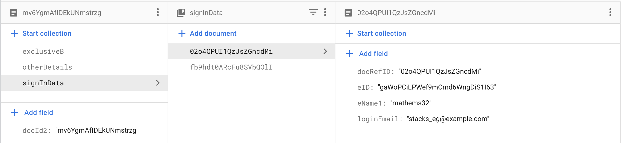 Firestore's get(/databases/) call on a subcollection firestore