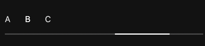 selection indicator does not update