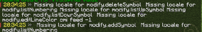 How to fix Missing locale (modify.deleteSymbol, modify.listNumbers ...