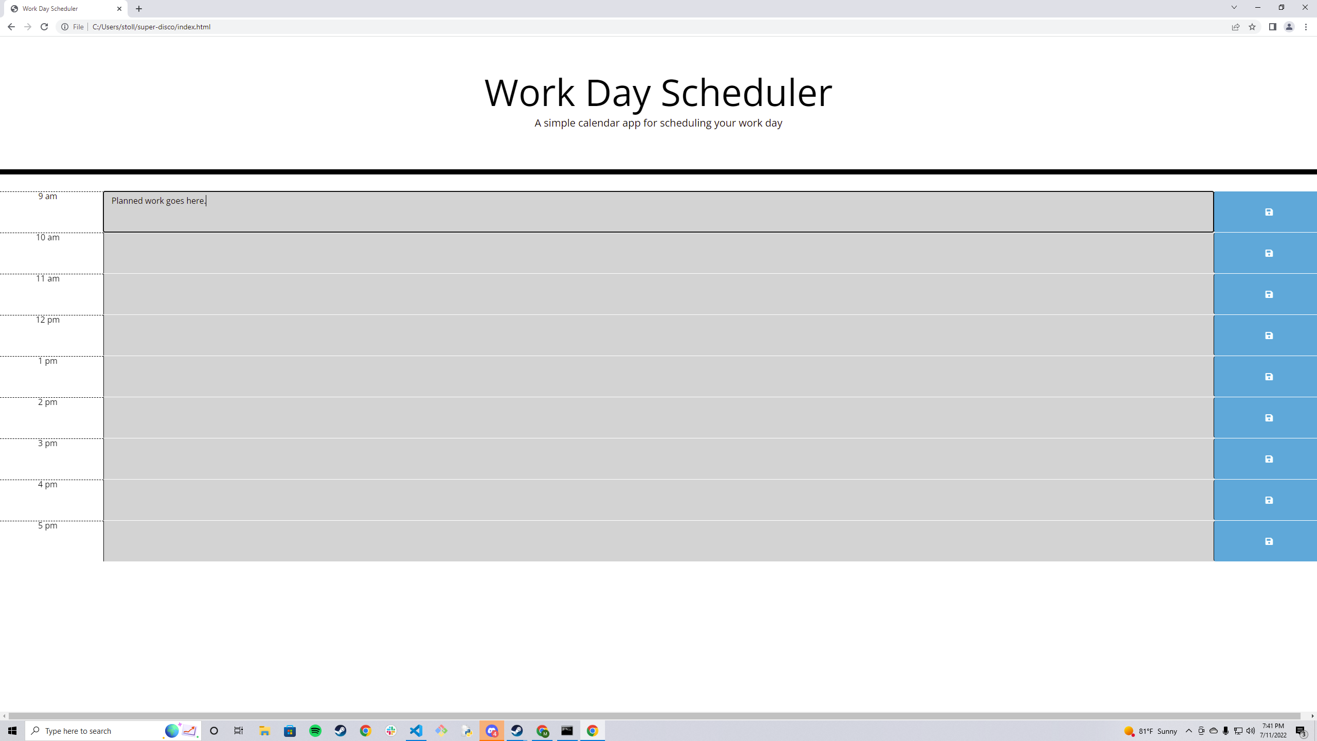 GitHub - MikeStolley/work-day-schedule · GitHub