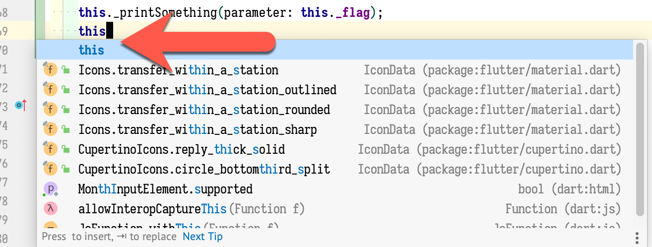 IntelliJ 2020.3: Dart code completion partially bad · Issue #44653 ...