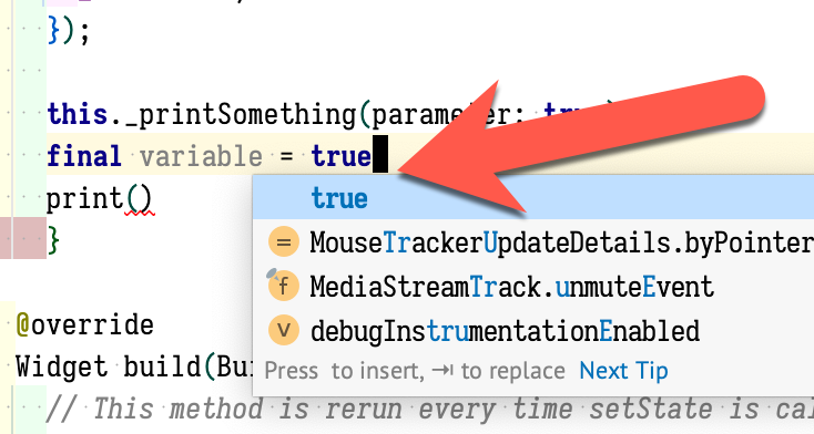 IntelliJ 2020.3: Dart code completion partially bad · Issue #44653 ...
