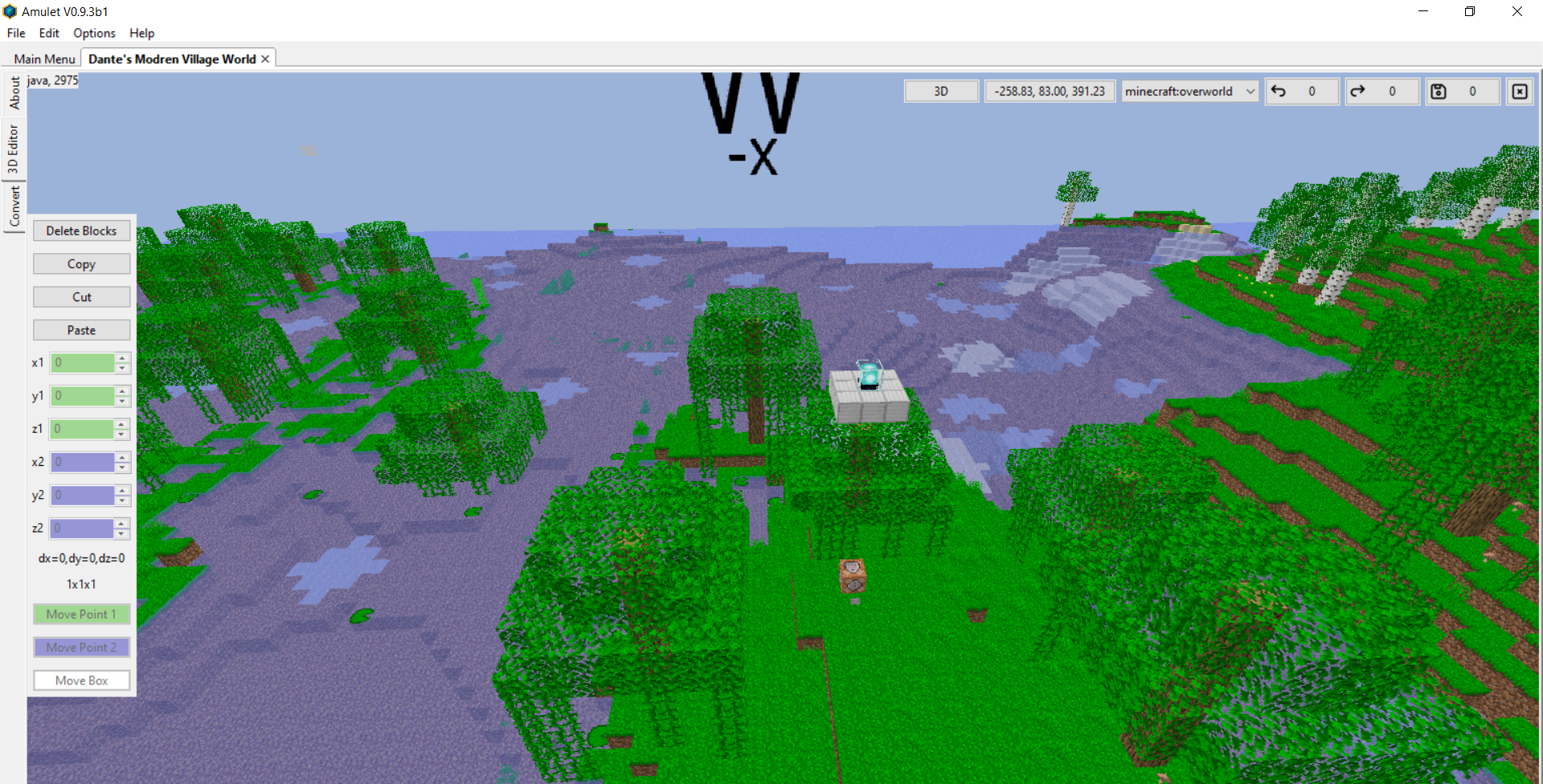 Amulet Copy and Paste not working between Worlds with different ...