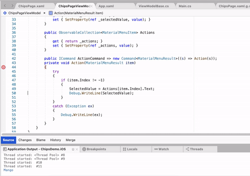 Debug point is working fine