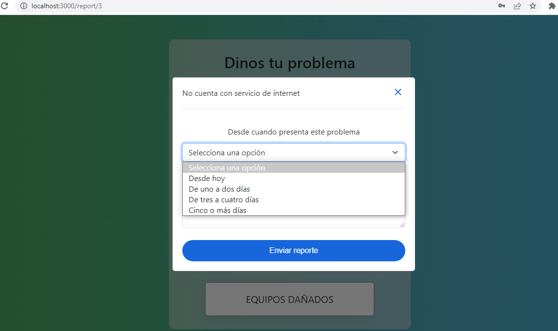 Report A Problem User Interface GitHub - Fix05/Incident-reporting-service-User-interface-: This is a ...
