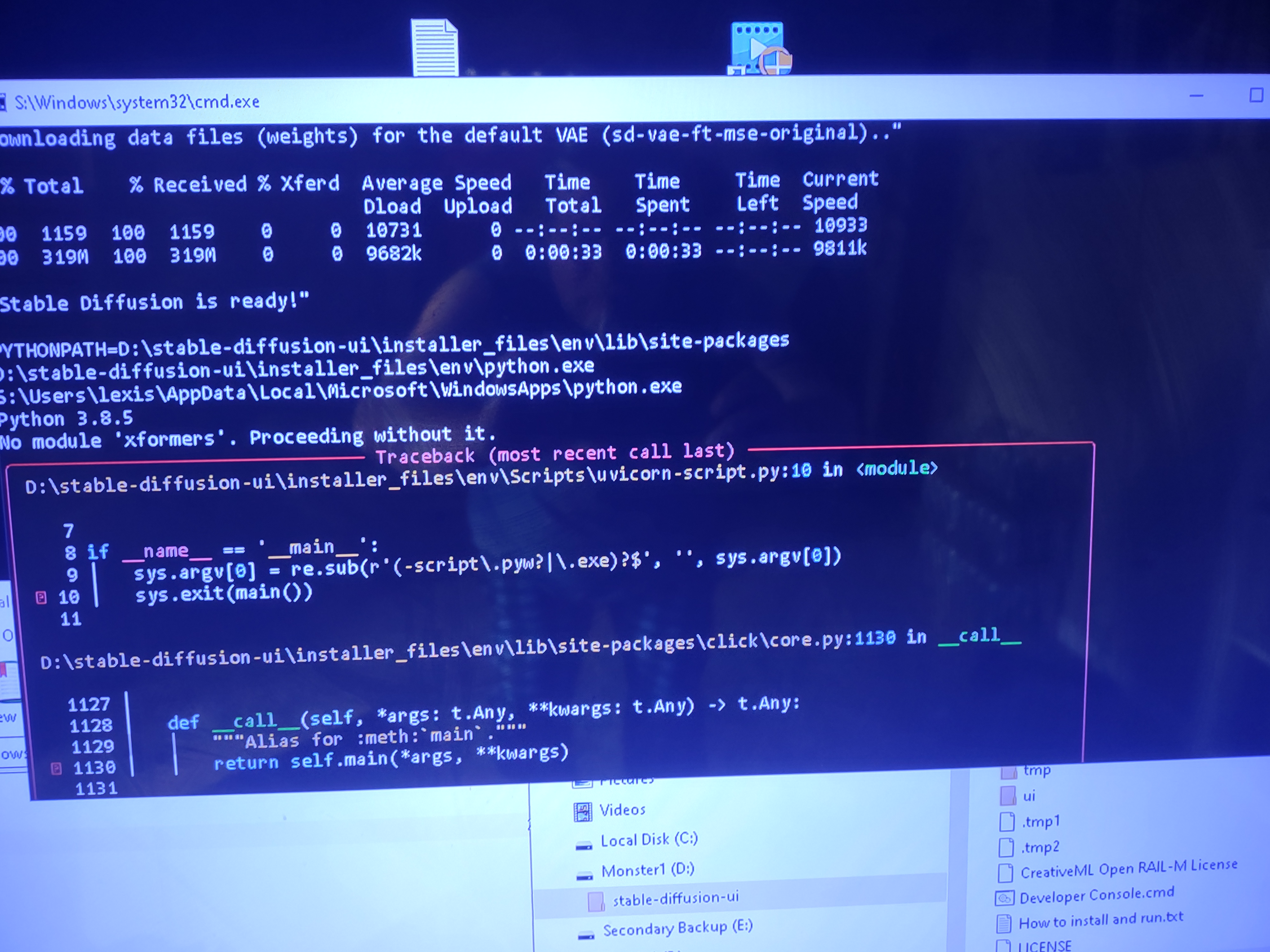 Windows 10 install fails · Issue #915 · easydiffusion/easydiffusion ...