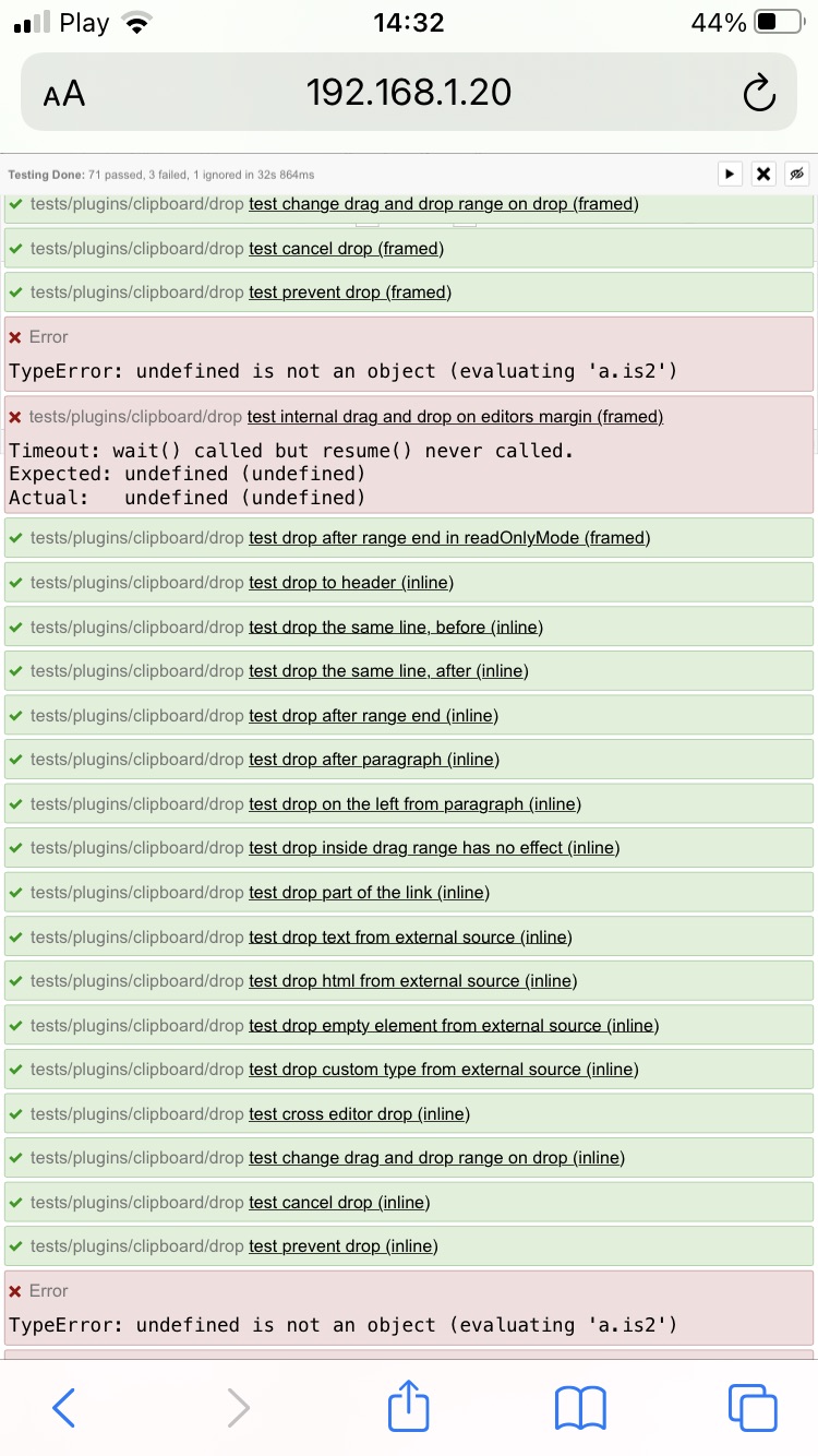 Failing tests tests/plugins/clipboard/drop · Issue 4693 · ckeditor/ckeditor4 · GitHub